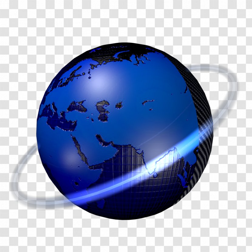 Earth Globe Logo Transparent PNG