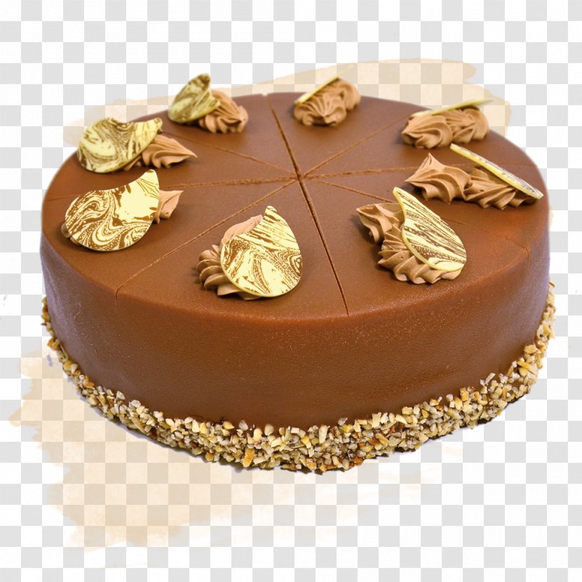 Chocolate Cake Sachertorte Ganache Prinzregententorte - Baking Transparent PNG