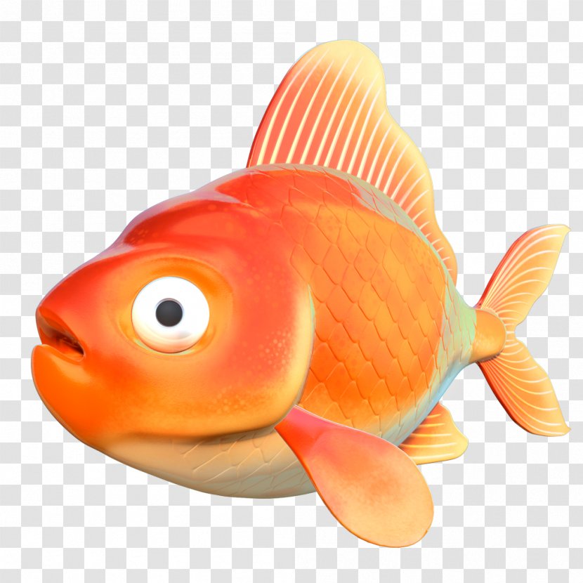Goldfish Bony Fishes ZBrush Feeder Fish Transparent PNG