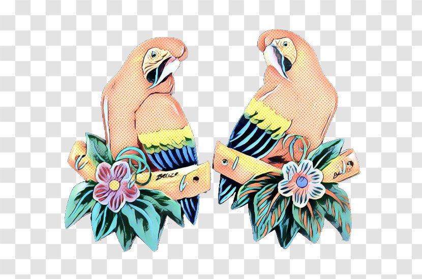 Bird Parrot - Sandal Flipflops Transparent PNG
