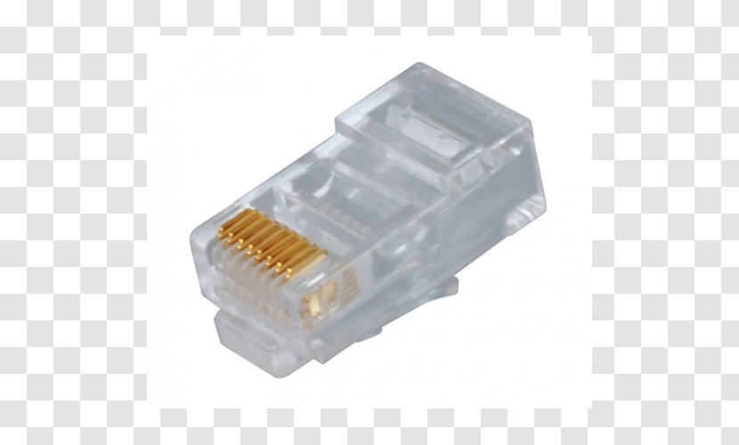 8P8C Electrical Connector Registered Jack Category 5 Cable Twisted Pair - Ethernet - Rj45 Transparent PNG