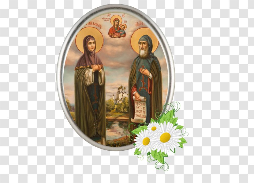 Icon Day Of Russian Family And Love Right-Believing Peter Fevronia Saint - Prepodobni - Saints Transparent PNG