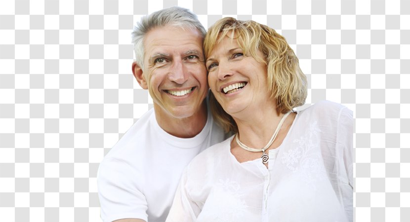 A Dental & Denture Weight Loss Surgery Dietary Supplement - Smile - Aging Couple Transparent PNG