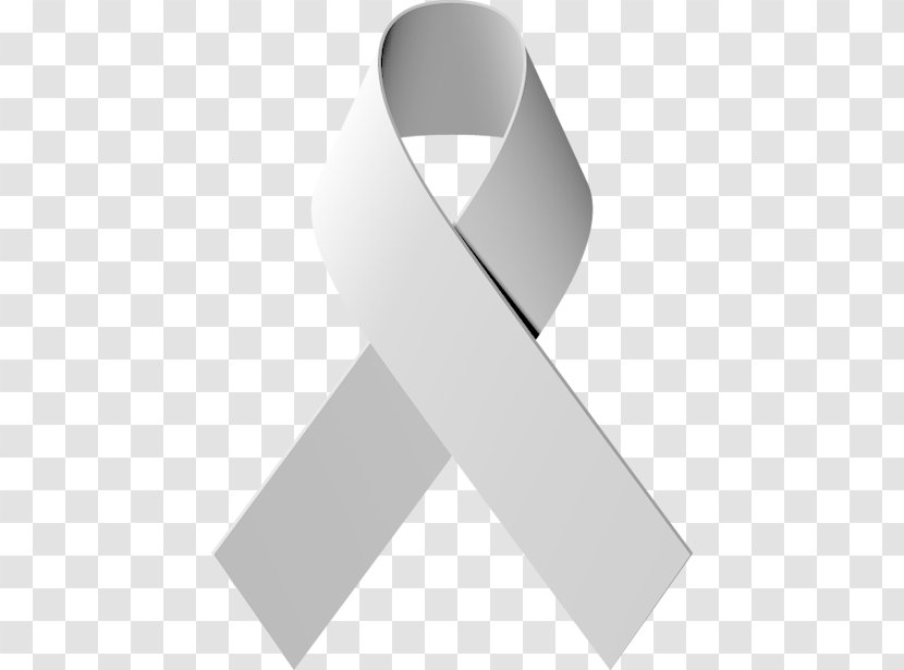 Awareness Ribbon Lung Cancer - Ovarian - Silver Transparent PNG