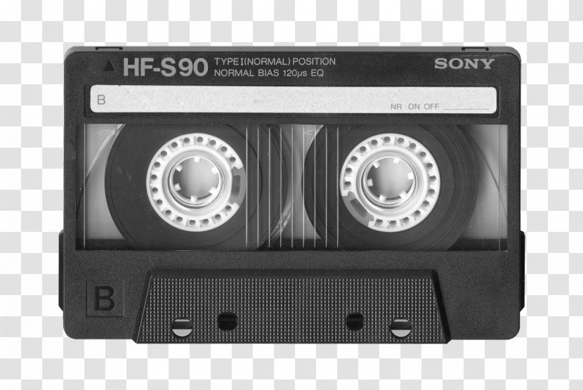 Compact Cassette VHS Mixtape - Stereo Amplifier - 2018 Digits Transparent PNG