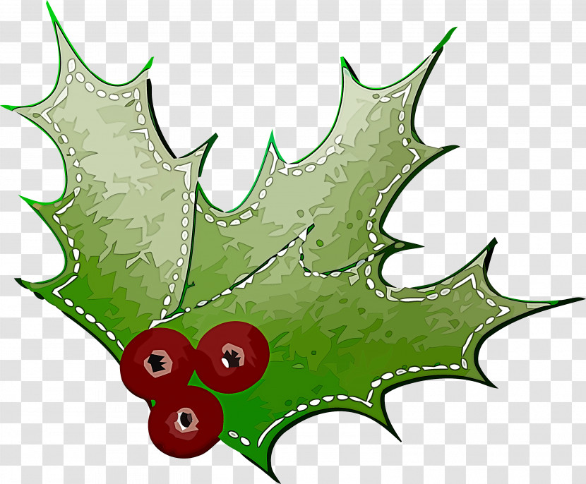 Holly Christmas Christmas Ornament Transparent PNG