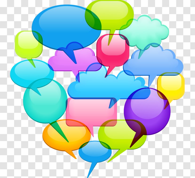Speech Balloon Dialogue Illustration - Stock Photography - Colorful Dialog Bubbles Vector Transparent PNG