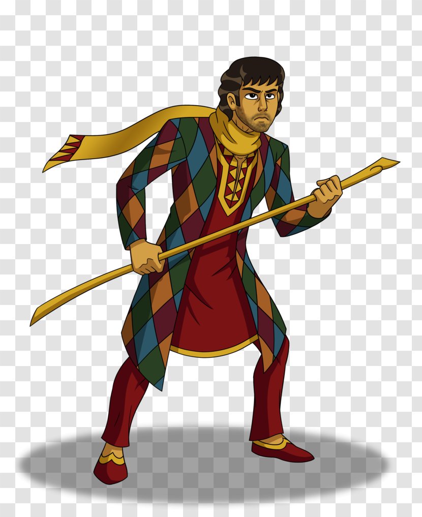 Illustration Animated Cartoon Weapon Spear - Hrithik Roshan Transparent PNG