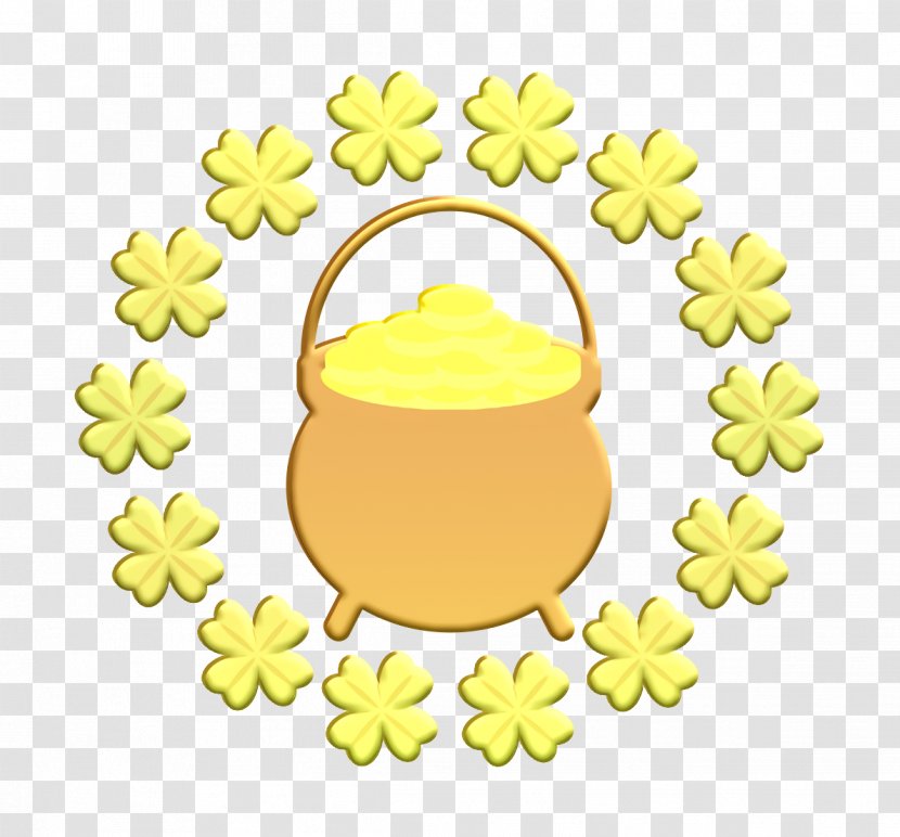 Clover Icon Coins Copper - Yellow - Smile Plant Transparent PNG