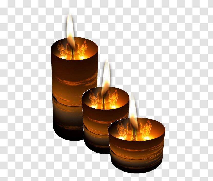 Candle Flame Light - Flameless - Burning Candles Transparent PNG