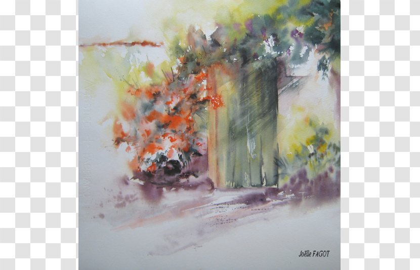 Watercolor Painting Art Paper Wet-on-wet Transparent PNG
