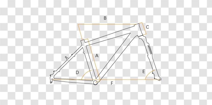 Triangle Bicycle Frames Point - Structure - Frame Geometric Shape Transparent PNG