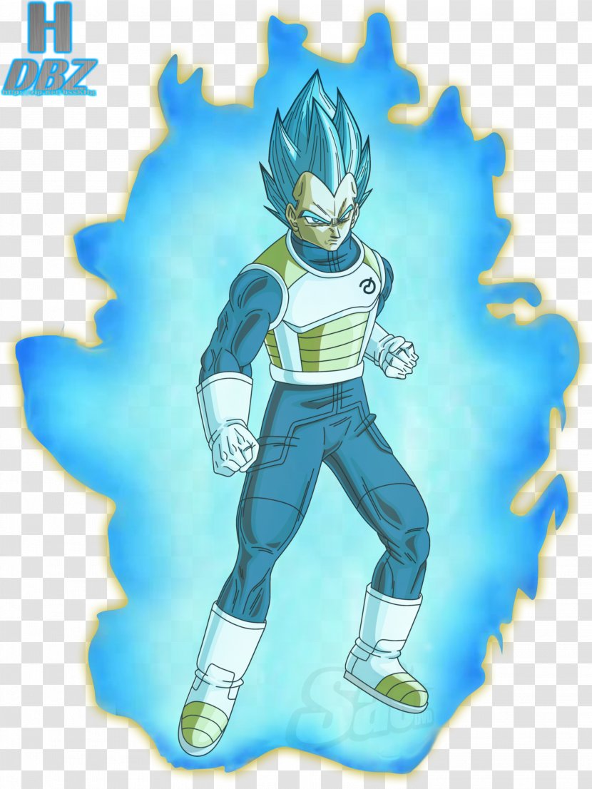 Trunks Vegeta Goku Gohan Frieza - Flower - Blue Aura Transparent PNG