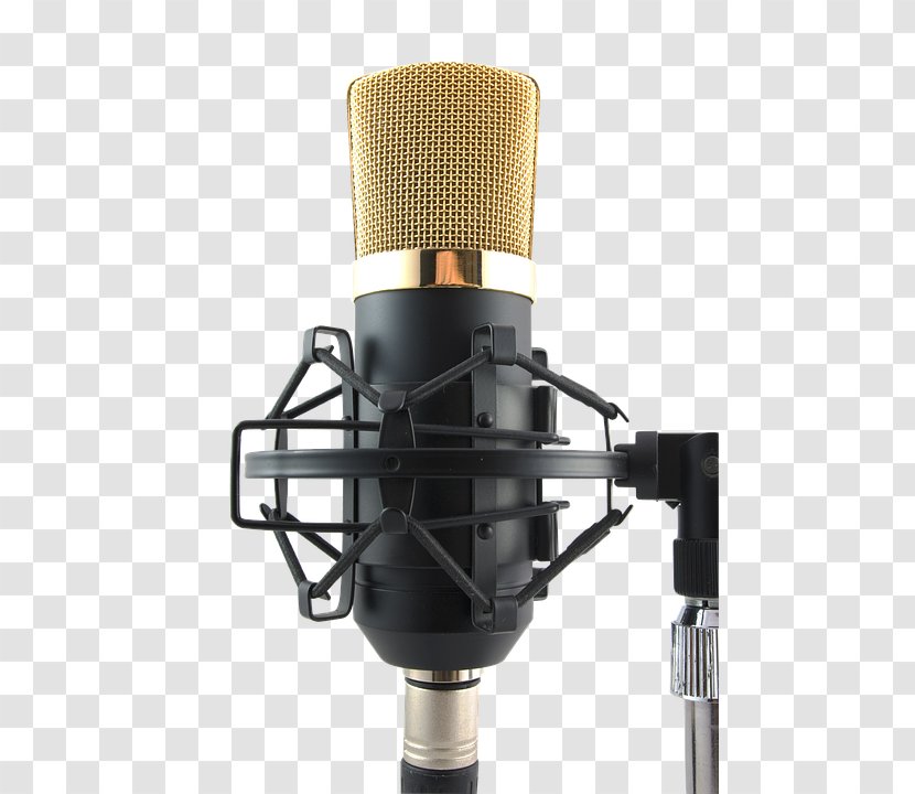 Microphone Stands Recording Studio Sound And Reproduction Hemmastudio - Cartoon Transparent PNG