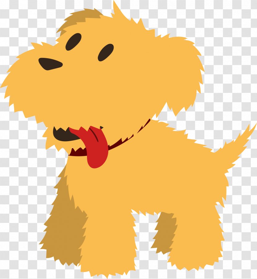 Dog Puppy Vecteur - Yellow - Cartoon Decoration Pattern Transparent PNG