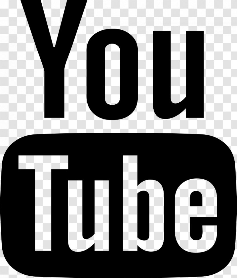YouTube Clip Art Logo - Black And White - Youtube Transparent PNG