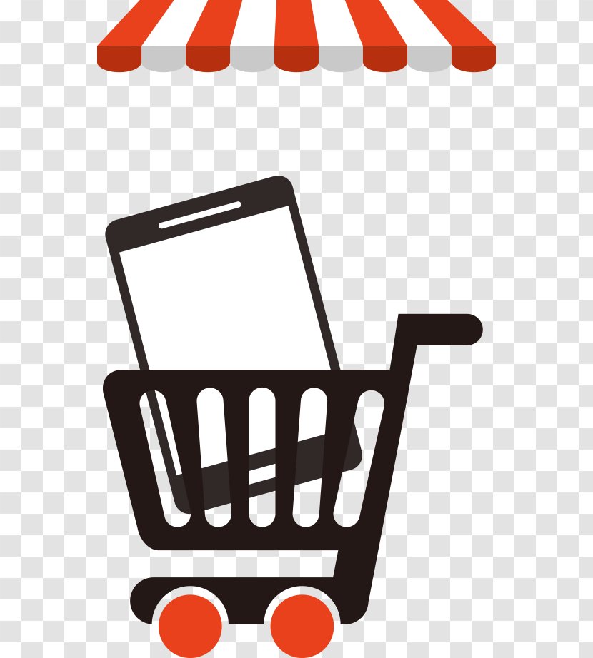 Shopping - Cart - Vector Car Phone Transparent PNG