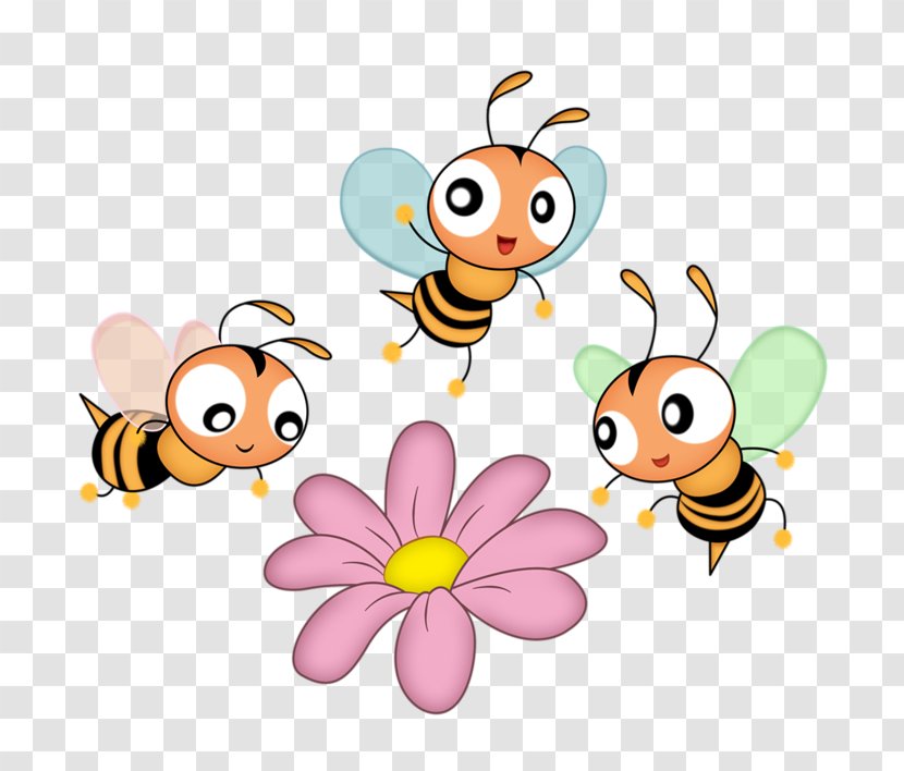 Honey Bee Cartoon Clip Art - Hand-painted Cute Little Transparent PNG