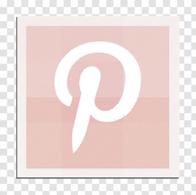 Pinterest Icon - Symbol - Peach Transparent PNG