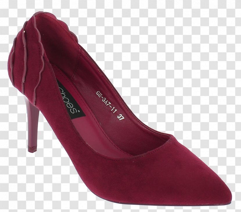 Suede Shoe Walking Pump - High Heeled Footwear - Gova Transparent PNG