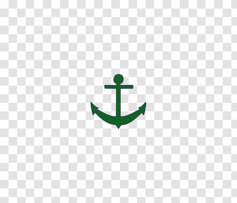 Logo Brand Font - Green Anchor Transparent PNG