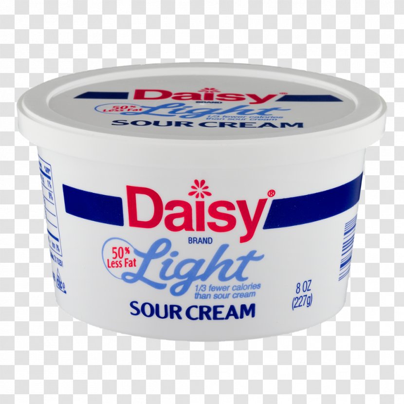 Crème Fraîche Cream Cheese Daisy Light Sour Product Flavor Transparent PNG