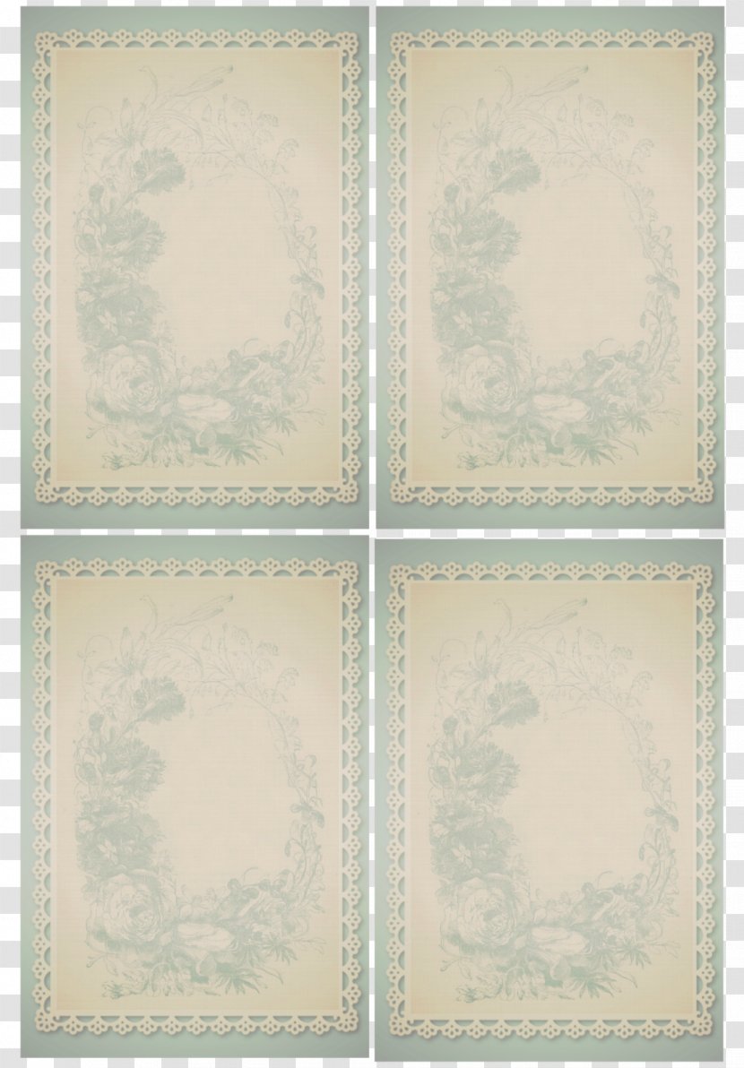 Paper Picture Frames Pattern - FLOWER NOTE Transparent PNG