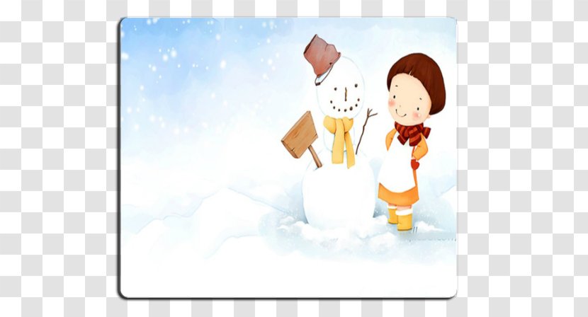 Human Behavior Cartoon Product - Snowman - Detail Transparent PNG