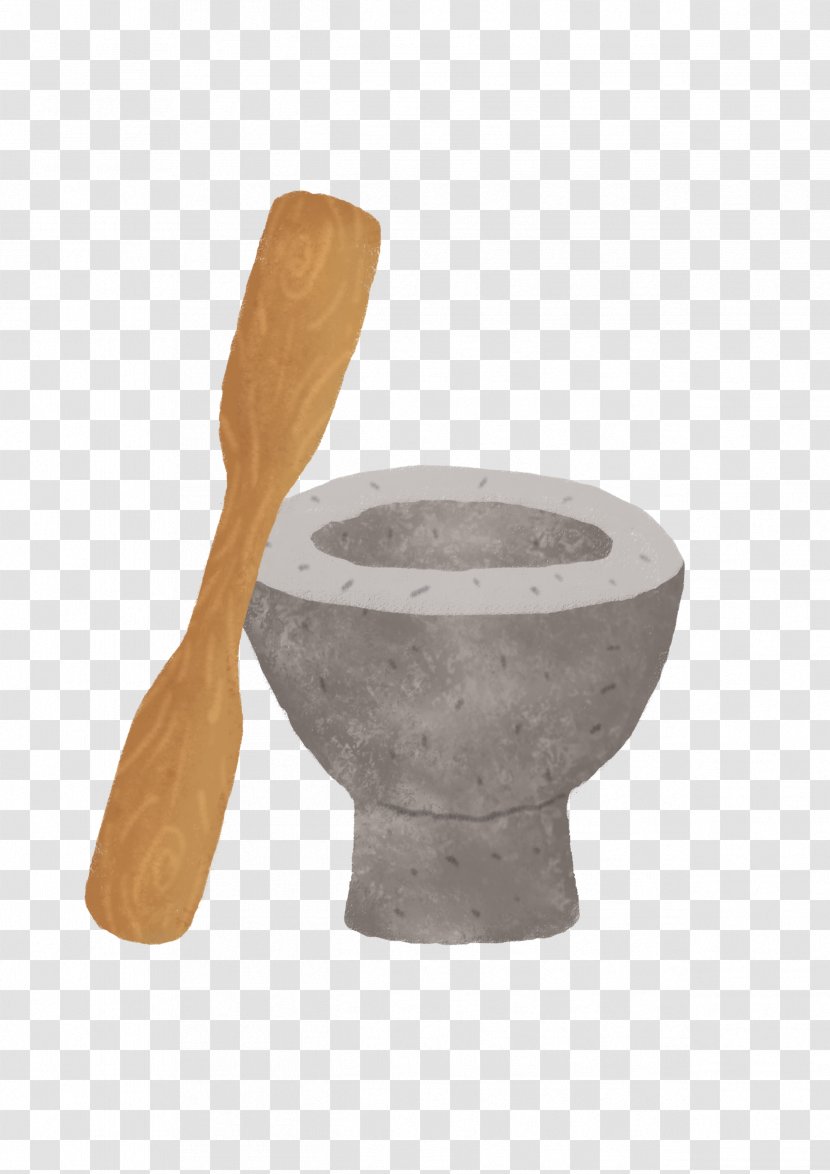 Mortar And Pestle Tableware - One On Transparent PNG