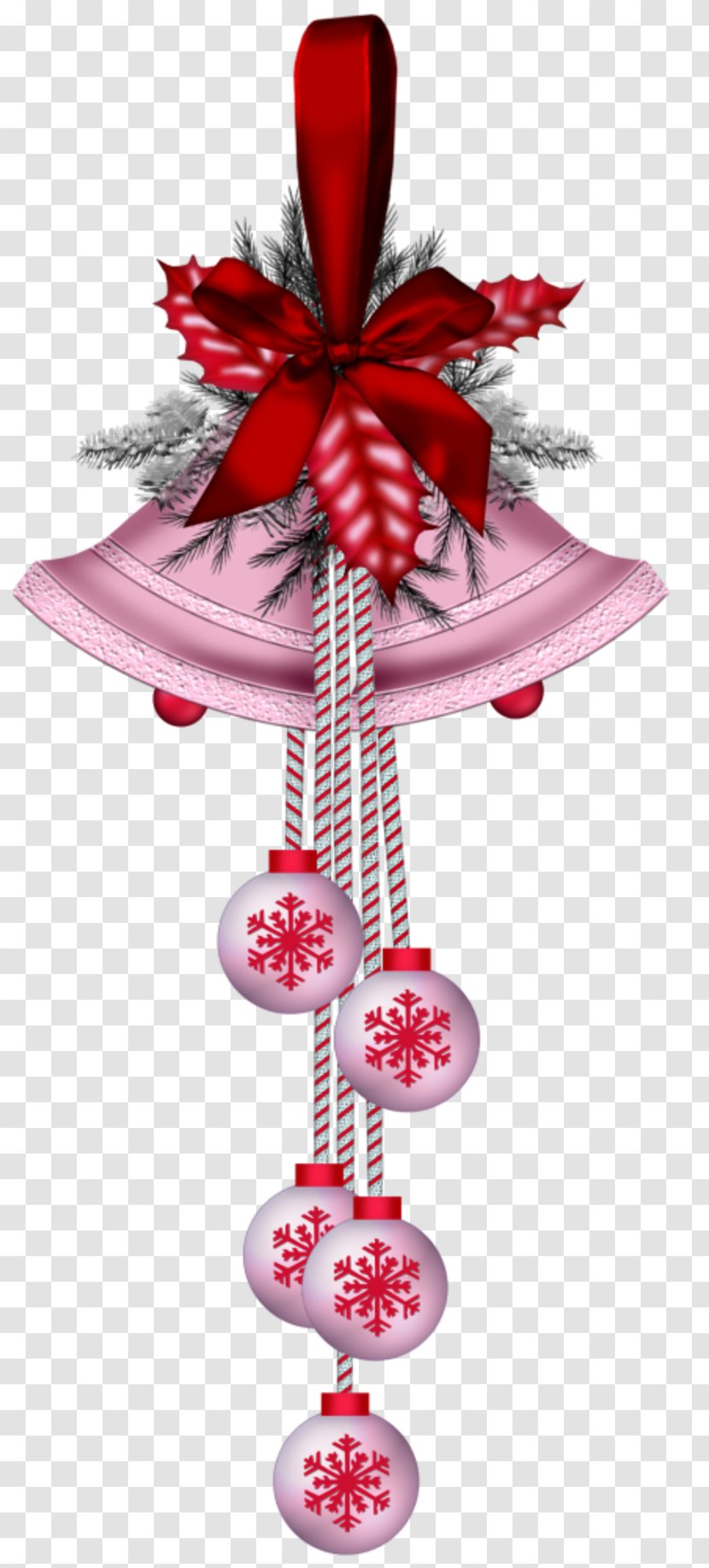 Christmas Day Santa Claus Decoration Clip Art Image - Bell - Vintage Transparent PNG
