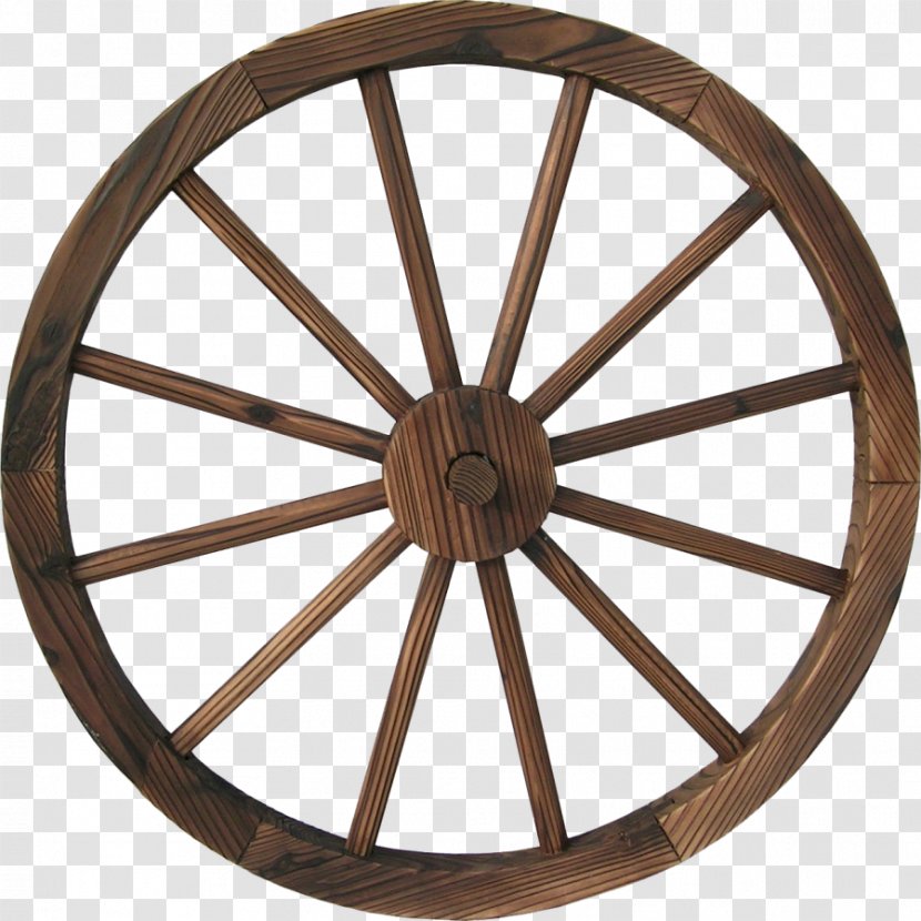 Covered Wagon Wheels Cart - Bicycle - Wooden Wheel Transparent PNG