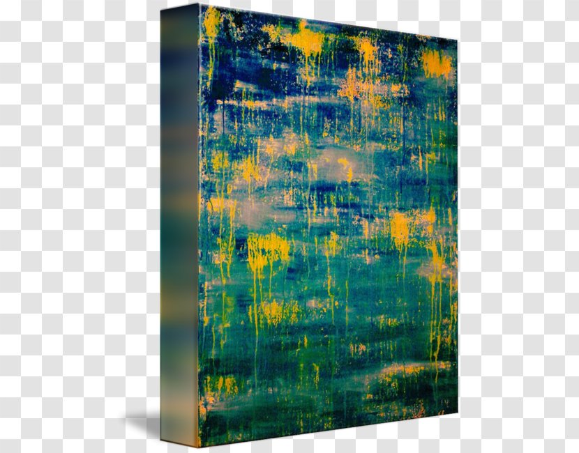 Acrylic Paint Modern Art Resin Rectangle - Architecture - Summer Nights Transparent PNG