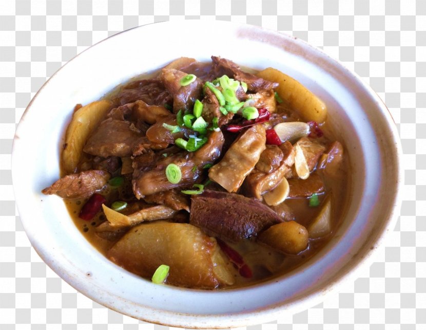 Massaman Curry Gravy Irish Stew Meat Braising - Radish Burn Belly Miscellaneous Material To Pull Free Transparent PNG