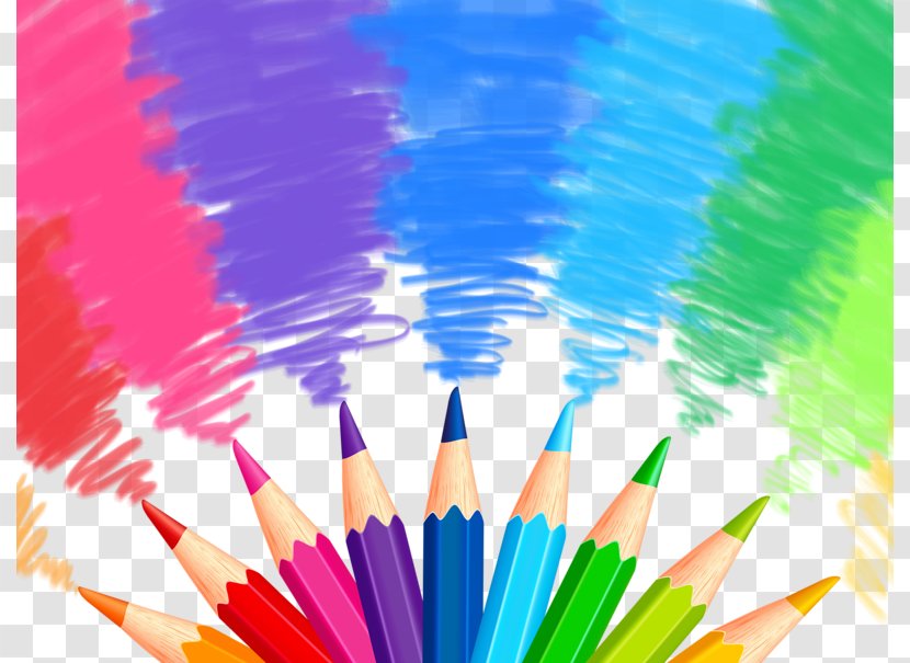 Colored Pencil Crayon - Brush Transparent PNG