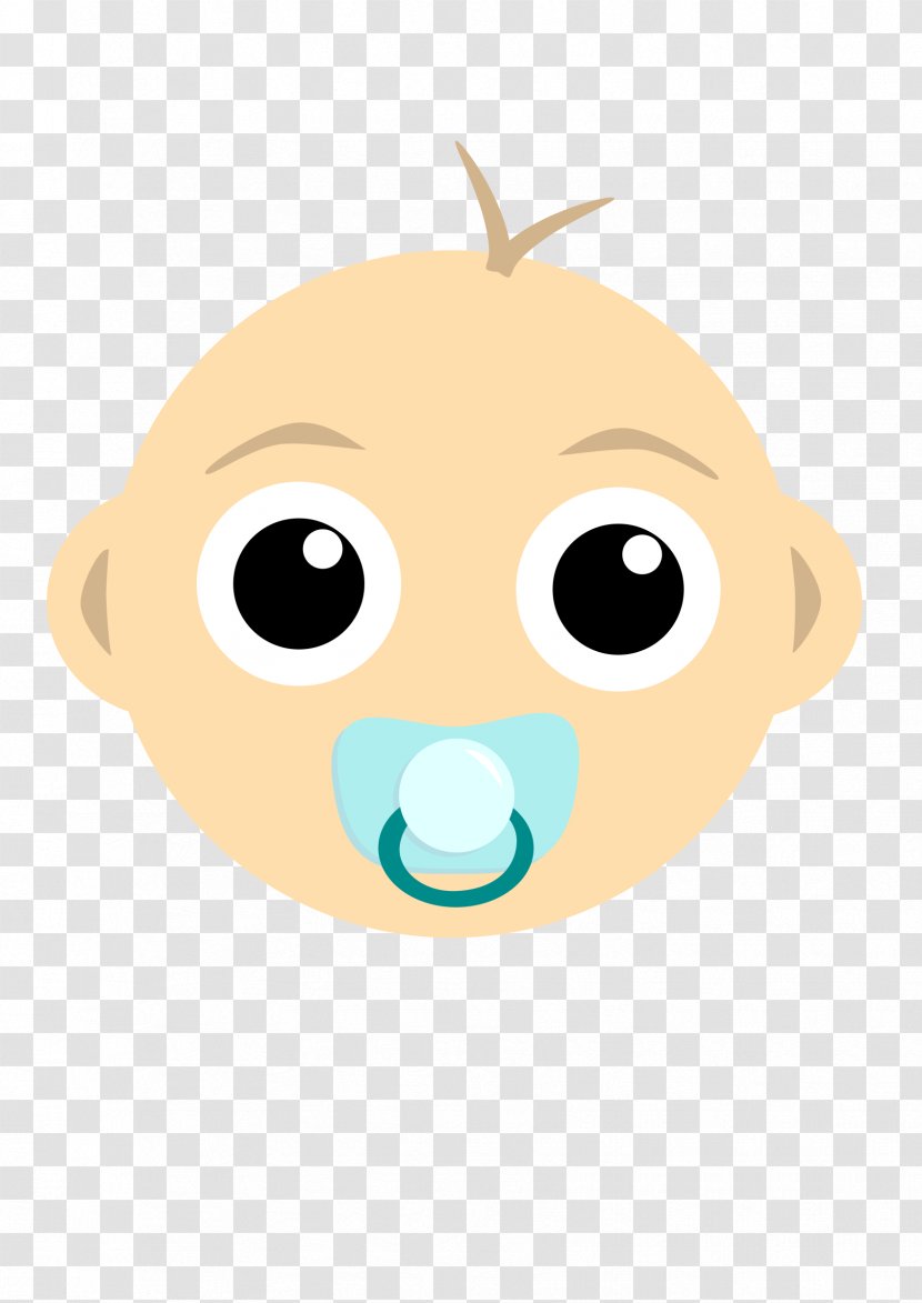 Smile Head Infant Clip Art - Face - Cartoon T-shirt Transparent PNG