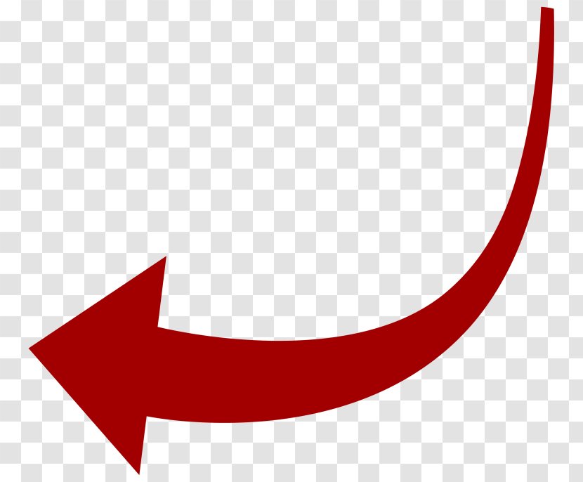 Red Line Clip Art Logo Crescent - Smile - Symbol Transparent PNG