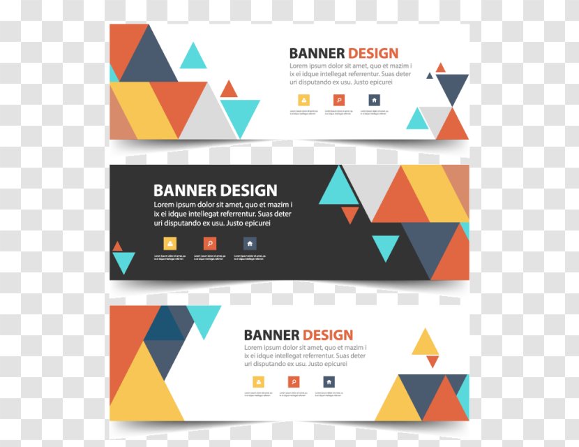 Web Banner Graphic Design Advertising - Logo - Header Transparent PNG