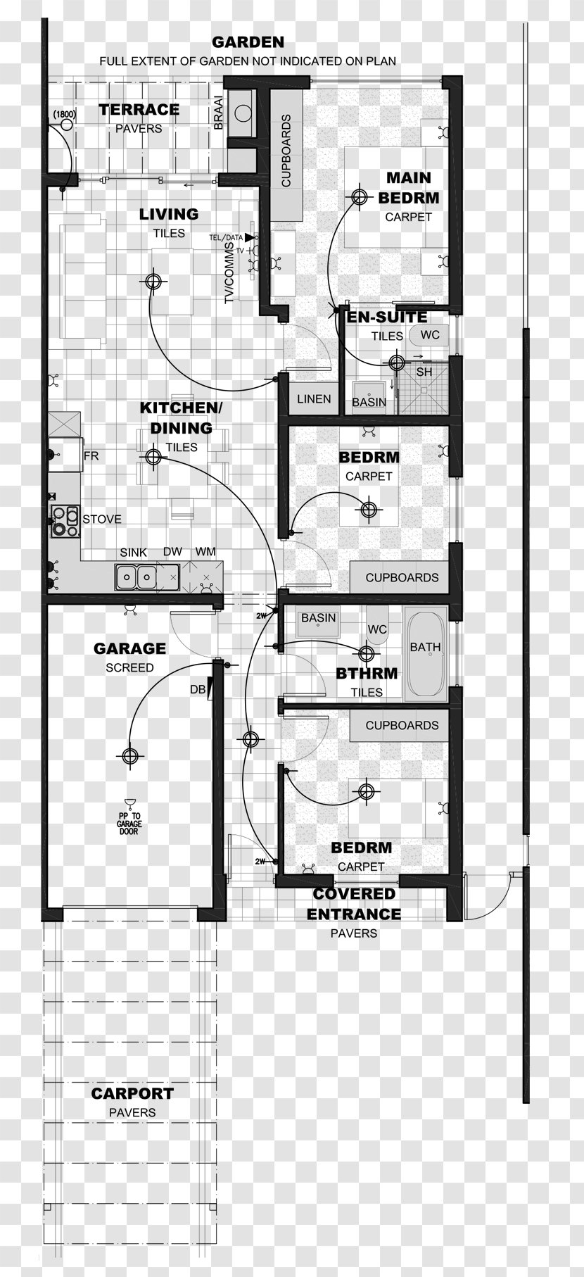 Floor Plan Building Property World Sales Office Site Technical Drawing - Bed Transparent PNG