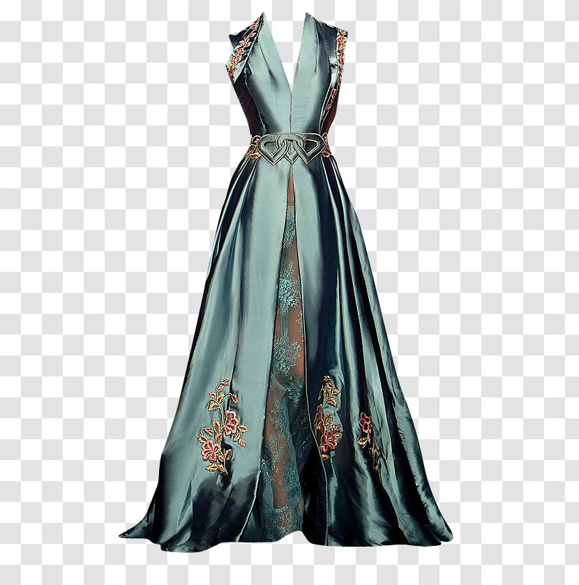 Dress Haute Couture Kaftan Gown Abaya - Takchita Transparent PNG