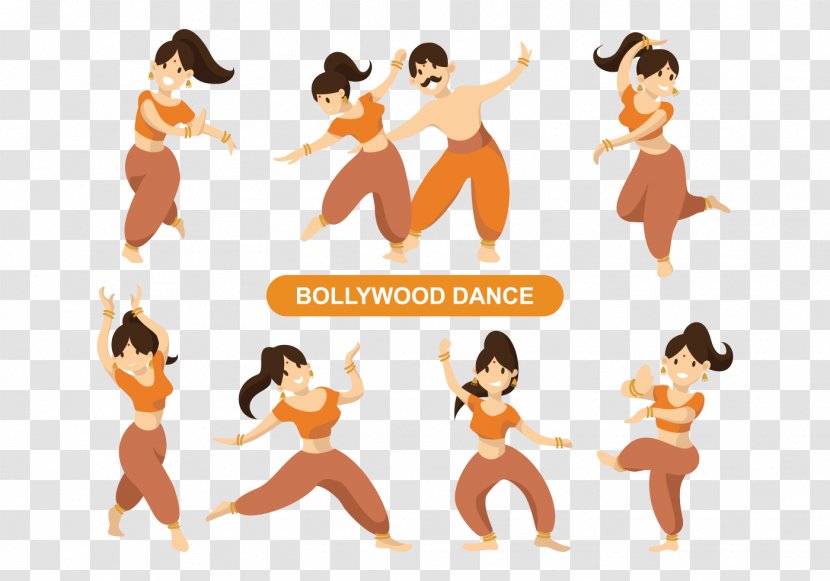 India Cartoon Dance - Recreation - Indian Wedding Transparent PNG