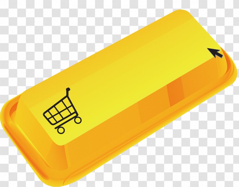 Button Computer File - Rectangle - Yellow Exit Material Transparent PNG