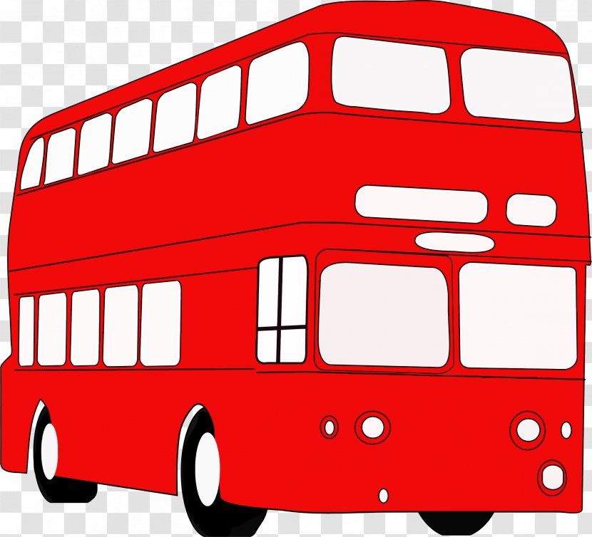 Double-decker Bus London AEC Routemaster Clip Art - Buses - School Transparent PNG