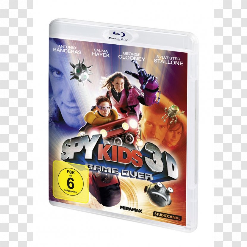 Blu-ray Disc Spy Kids 3-D: Game Over 3D Film - Robert Rodriguez - Shopping Transparent PNG