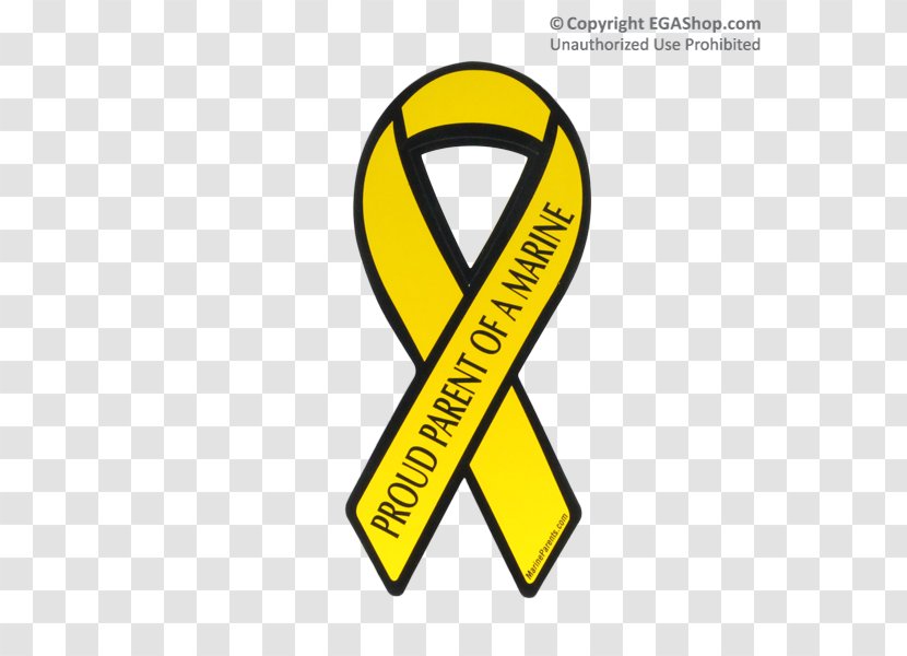 Awareness Ribbon Craft Magnets Car Yellow - Color Transparent PNG