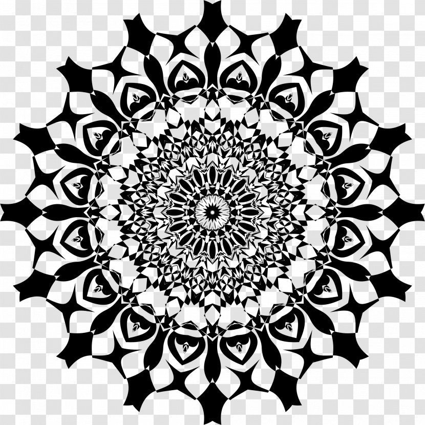 Drawing - Visual Arts - Mandala Transparent PNG