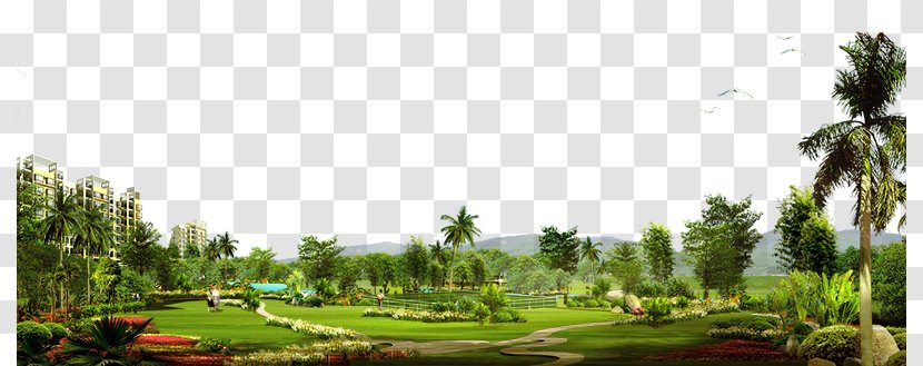 Advertising Real Property U697cu76d8 Architectural Engineering - Tree - Estate Ad Elements Green Park Transparent PNG