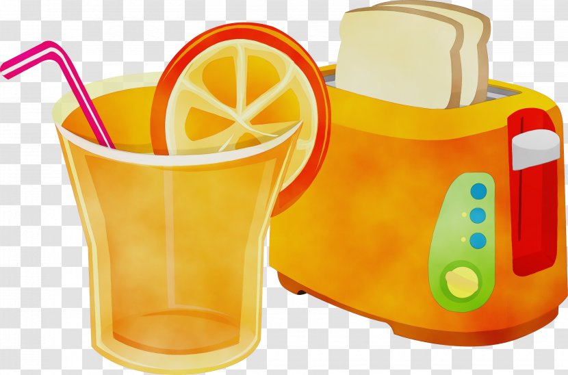 Watercolor Background - Drink - Juicer Plastic Transparent PNG