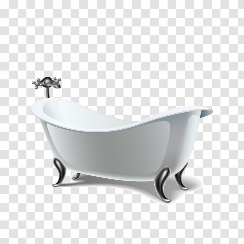Bathroom Bathtub Euclidean Vector - Room Transparent PNG