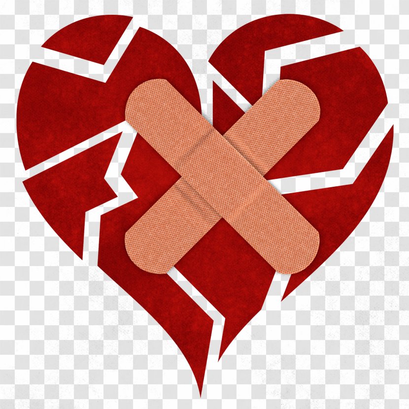 Broken Heart Takotsubo Cardiomyopathy Healing - Watercolor - Scarred Transparent PNG