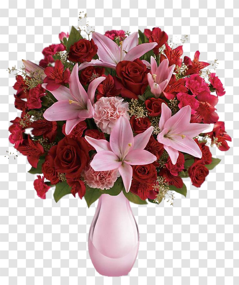 Teleflora Flower Bouquet Floristry Delivery Rose - Family - Of Flowers Transparent PNG